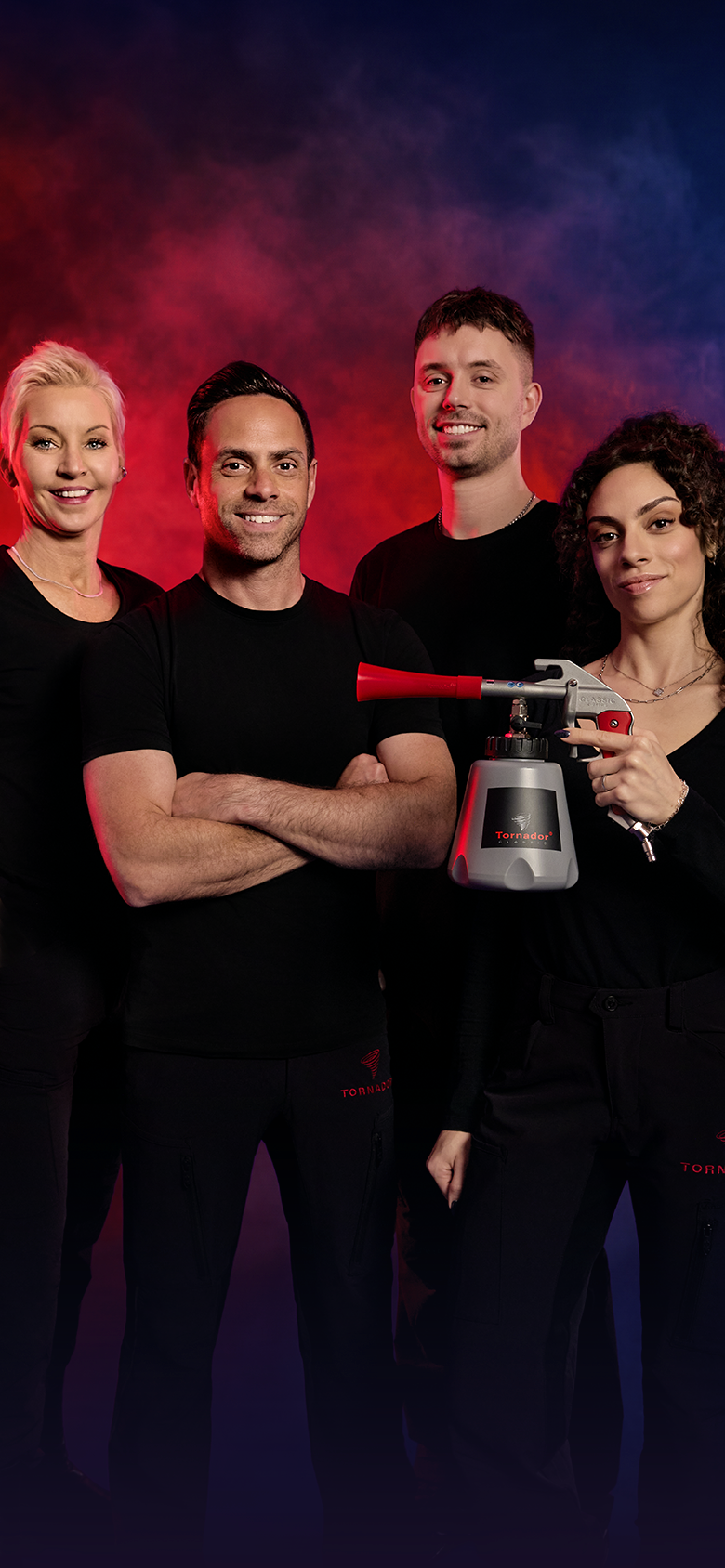 TORNADOR® main stage image: the best cleaning gun for professionals